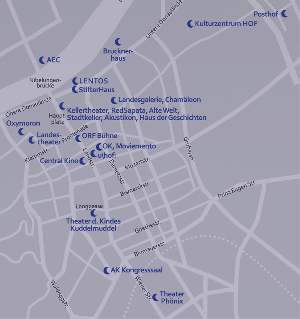 Karte Linzer Innenstadt